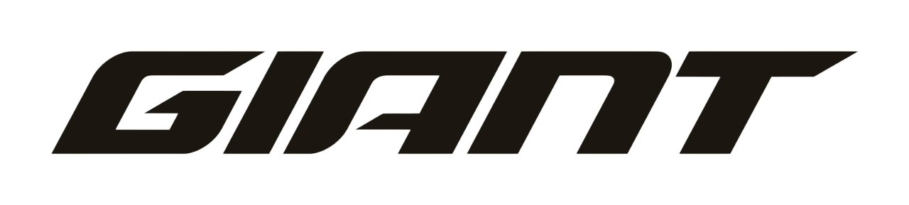 Schwarzes Logo mit dem Wort "GIANT" in fetter Schrift.