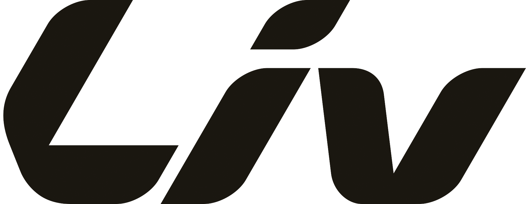 Schwarzes Liv-Logo auf weißem Hintergrund.